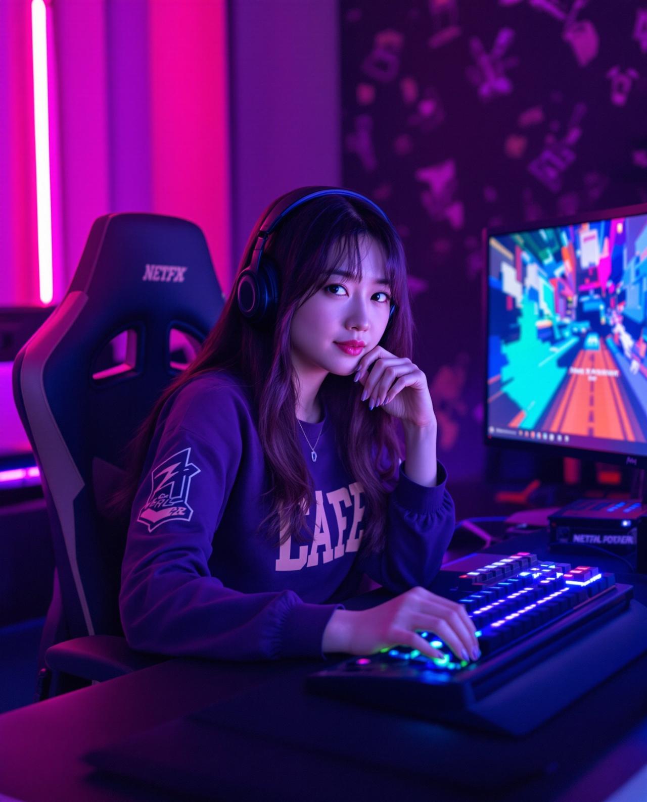 二次元色图 - 游戏主播·电竞少女 - 主播写真 - 高质量摄影作品